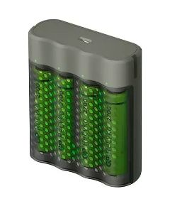 GP B53457 USB Bateriju Lādētājs 4 x AAA 2700mAh