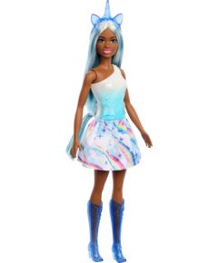 Lalka Barbie Mattel Jednorożec Lalka Niebieski strój HRR14
