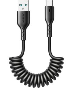 Fast Charging cable for car Joyroom USB-A to Type-C Easy-Travel Series 3A 1.5m, coiled (black)