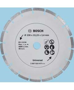Dimanta griešanas disks Bosch BEST FOR UNIVERSAL; 115mm