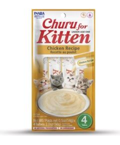INABA Churu Kitten Chicken - cat treat - 4x14 g
