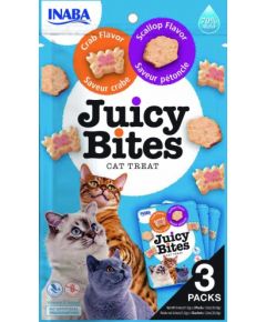 INABA Juicy Bites Crab and Scallop - cat treats - 3x11,3 g
