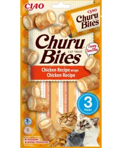 INABA Churu Bites Chicken recipe wraps - cat treats - 3x10 g