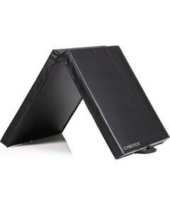 FOLDABLE gym mat GYMSTICK 61207-BL 120x60x5cm Black Vingrošanas paklājiņi