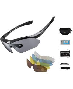 Polarized cycling glasses Rockbros 10003 (black)