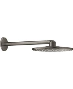 Grohe dušas galva ar turētāju Rainshower 310 SmartActive, no sienas, brushed hard graphite