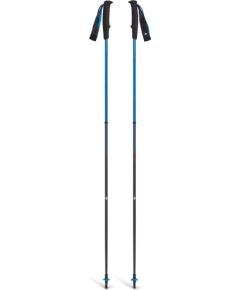 Black Diamond Distance Carbon Trekking poles, fitness equipment (blue, 1 pair, 120 cm)