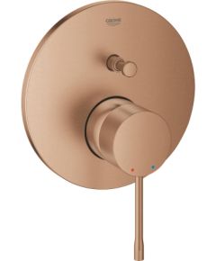 Grohe iebūvējamā dušas maisītāja Essence virsapmetuma daļa, ar 2 ceļu pārslēdzēju, brushed warm sunset