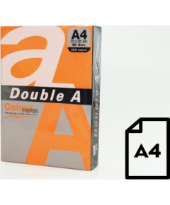 Цветная бумага Double A, 80 г, A4, 500 листов, шафран