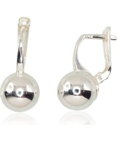 Sudraba auskari ar 'angļu' slēdzēju #2202087, Sudrabs 925°, 4.5 gr. Ar "angļu" slēdzēju