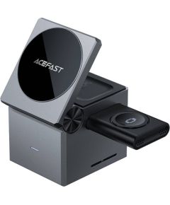 Wireless charger 3 w 1, Acefast, E18, 15W (metal gray) Bezvadu telefonu lādētāji