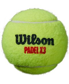 Wilson Tube Of 3 Wilson Padel Balls Performance Bumbas 3gab Teniss