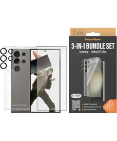PanzerGlass Bundle 3in1 Sam S24 Ultra S928 Hardcase + Screen Protector + Camera Lens B1212+7352