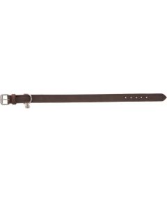 Trixie Obroża Rustic z grubej skóry, L: 48–56 cm/30 mm, ciemnobrązowa
