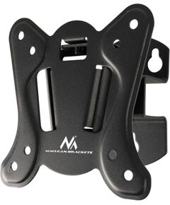 Maclean MC-415 TV Monitor Wall Mount 13"-32" 30kg Tilt Rotate max. VESA 100x100 30kg Black Slim Universal Powder Coated Крепления для телевизоров