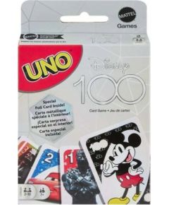 Mattel Karty Uno 100 lat Bohaterowie Bajek Disneya Galda spēles