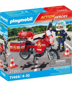 Playmobil Playmobil Action Heroes 71466 Motocykl straży pożarnej na miejscu wypadku