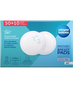 CANPOL BABIES breast pads disposable anti-slip 60vnt. 1/652