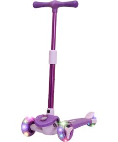 Story Mini Friends LED luksusa trīsriteņu bērnu skrejritenis Violets