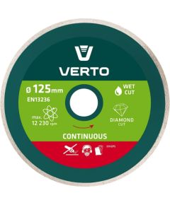 Dimanta griešanas disks Verto 61H2P5; 125 mm Dažādi diski