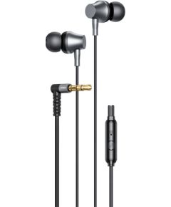 Wired in-ear headphones VFAN M17, 3.5mm jack (black)