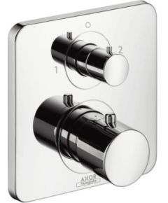 Hansgrohe iebūvējamā termostata Axor Citterio M virsapmetuma daļa, ar 2 ceļu pārslēdzēju, hroms