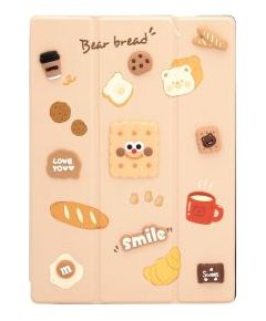 iLike Samsung  Galaxy Tab A8 10.5 (2021) Tablet Case Design SM-X200/SM-X205 Design Beige