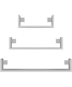Top E Shop Topeshop MOBI 3P BIEL shelve Floating shelf Wall mounted Particle board White
