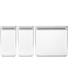BRABANTIA uzglabāšanas kārbu komplekts Tasty+, 3 gab., Light Grey - 230769