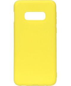 Evelatus Samsung  Galaxy S10e Nano Silicone Case Soft Touch TPU Yellow