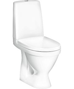 Gustavsberg pods ar QR/SC vāku Skandic, 345x650 mm, horizontāls izvads, pievads no apakšas, 4/2l, balts Напольные унитазы
