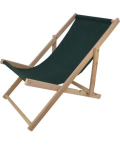 Enero LEŻAK DREWNIANY CLASSIC ZIELONY Guļamkrēsli un sauļošanās krēsli