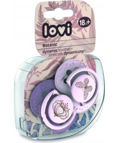 LOVI silicone dynamic soother Botanic 18m+, girl 2 pcs, 22/875girl