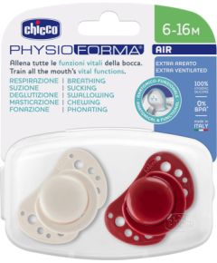 CHICCO Silikona knupis 6-12m 2gb., pink