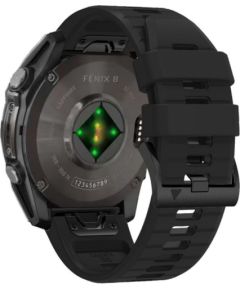 Tech-Protect ремешок для часов Silicone Garmin fenix 5X/5X Plus/6X/6X Pro/7X/8 51mm, черный