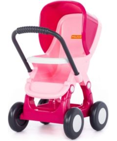 Polesie Ratiņi lellēm "Alisa" 4 riteņi (rozā) PL95220