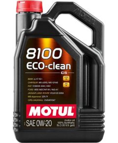 Motul 8100 Eco-clean 0W20 5L A1/B1,API SN+/SN-RC, GF-5