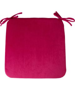 Подушка на стул VELVET 39x39x2,5cm, темно-розовый