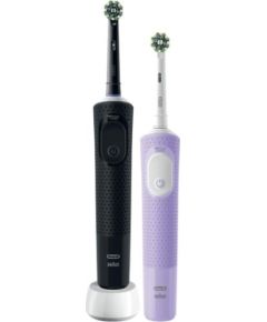 Szczoteczka Oral-B Vitality Pro D103 Duo 2 szt. Black/Purple