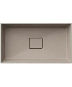 Inda izlietne Formentera, 600x340 mm, platino mineral marble Подвесные