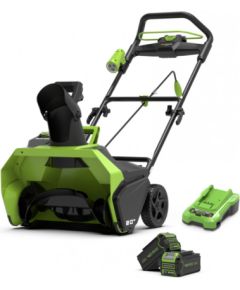 Greenworks GD40STK4X 40V 2x4.0Ah akum. Sniega tīrītājs Sniega pūtēji