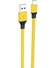 Foneng X96 USB-A to USB-C cable 2.4A, 1m (yellow)