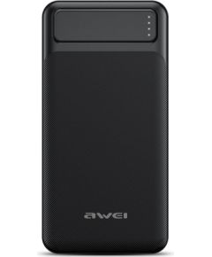 Внешний аккумулятор Power Bank Awei P6K 5V/2.1A 20000mAh черный