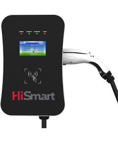 Hismart Зарядная станция для электромобилей, Type 2, 22kW, 32A, 3-фазная, 5м