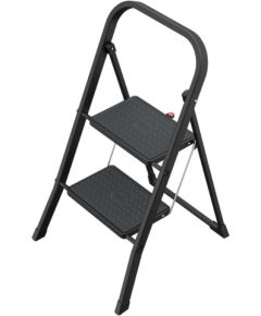 Hailo Складная скамья-ступенька K44 StandardLine / сталь / 2 ступени, безопасная ручка / черный