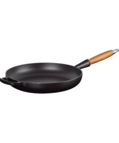Le Creuset Čuguna panna ar koka rokturi Ø28cm matēti melna