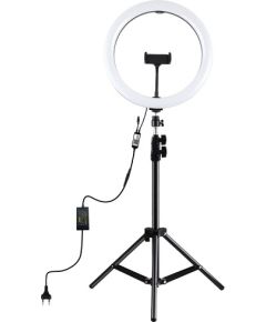 Puluz LED Ring Lamp 30cm With Desktop Tripod Mount Up To 1.1m, Phone Clamp