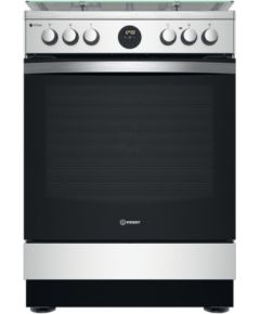 Gas stove with electric oven Indesit IS67G8CHXE1