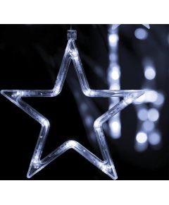 Goodbuy Световой занавес 138 LED| Звезды | холодный белый свет