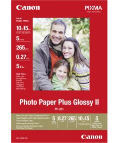 Canon фотобумага PP-201 10x15 Glossy II 275 г 5 листов